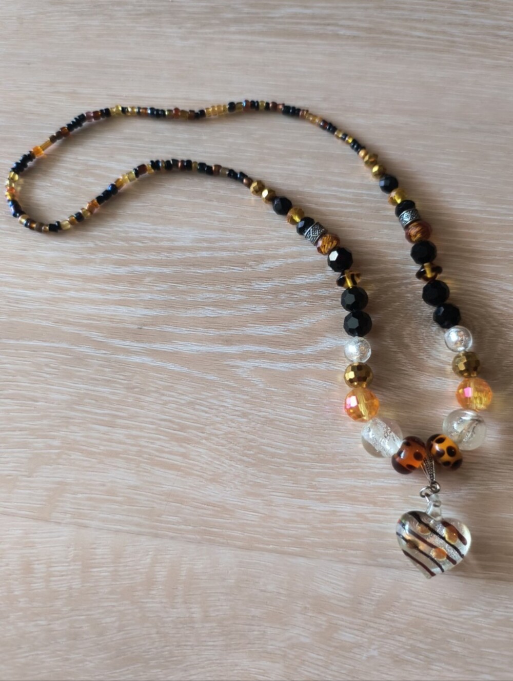 Handcrafted Leopard Beaded Necklace